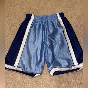Boys Blue and White Athletic Shorts